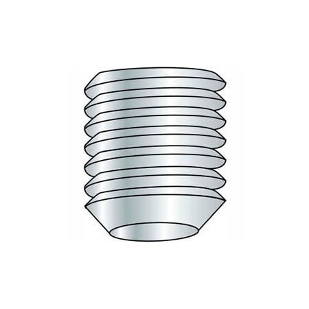 Titan Fasteners M8 x 1.25 x 16mm Cup Point Socket Set Screw - Steel - Black Oxide - DIN 125B - 45H - Pkg of 100 CCC08016